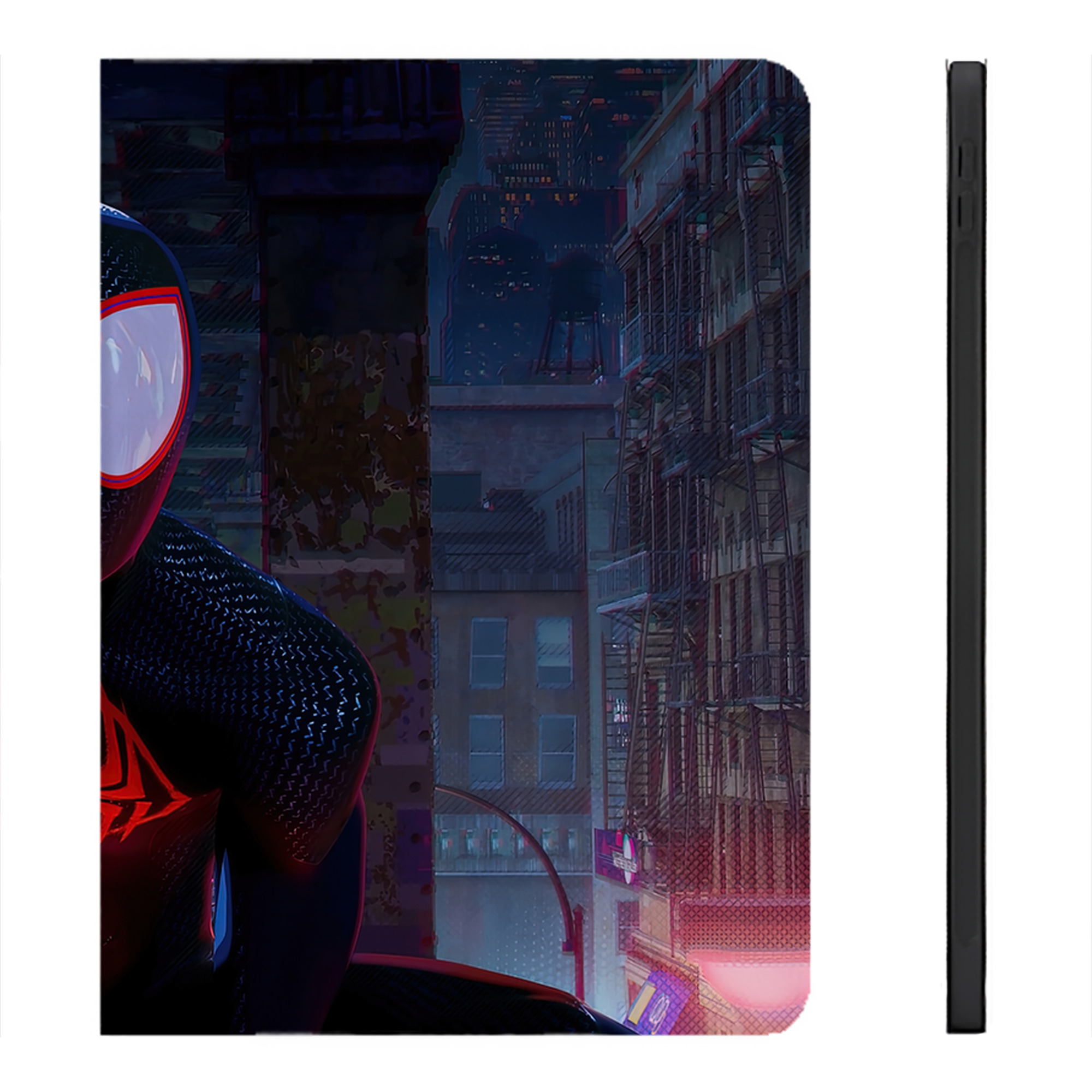 （画像用） Spider Man スパイダーマン IPadケース ペンホルダー付き ブックスタイルデザイン